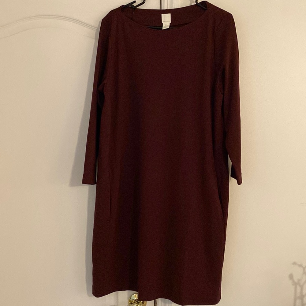 H&M Basics Dress with Pockets *NEVER WORN* Size L